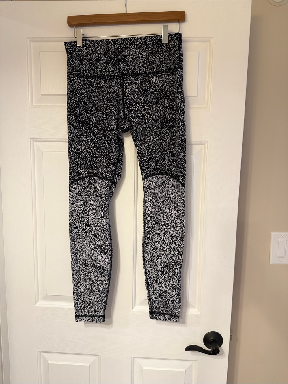 lululemon athletica Black & White Printed Leggings
